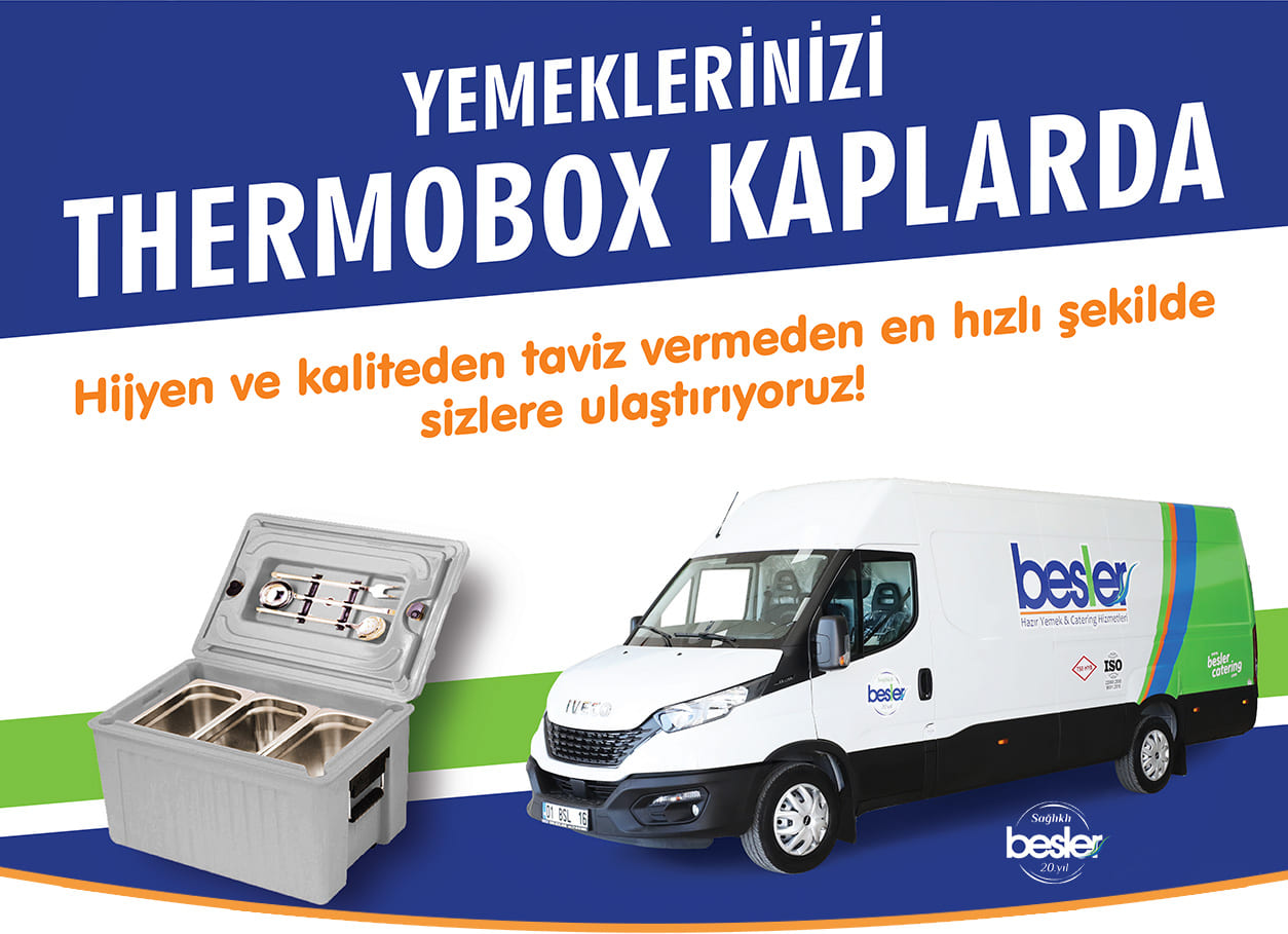 Yemeklerinizi Thermobox Kaplarda Ulaştırıyor